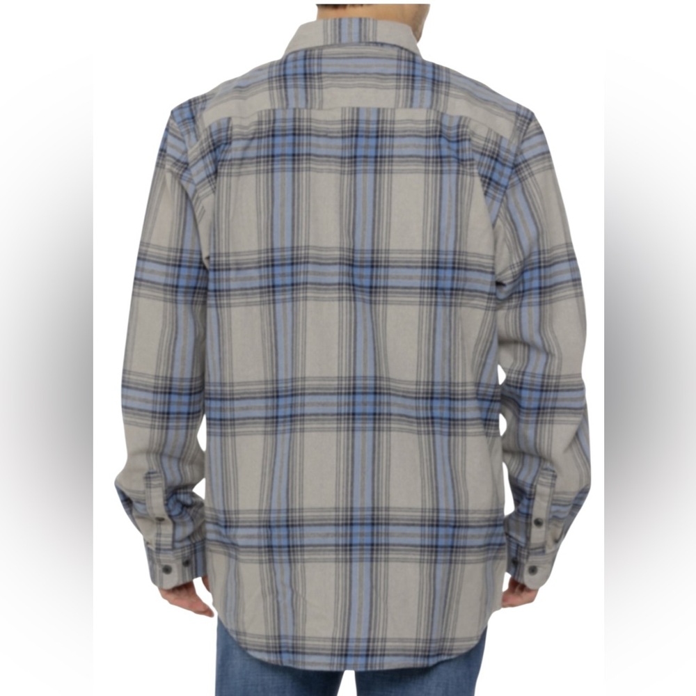 Carhartt Men’s Loose Fit Heavyweight Flannel Long-Sleeve Plaid Shirt - Picture 3 of 16